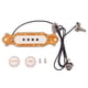 thumbnail image 2 of Caja de de Guitarra Agujero de Sonido Cableado Precableado Arnés con Potenciómetros de Y Tono Hugo Pastilla de guitarra de 4 cuerdas, 2 of 7