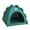 Four Seasons green, variant on Foldable Cat House Pet Tent Four Seasons Universal Cat and Dog Pet Nest Summer Cool Mat Outdoor Portable Foldable Breathable