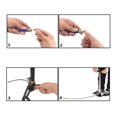 thumbnail image 4 of TFixol3 Stage Portable Hand Operated Tire Pump Mini High Pressure Inflator For Car Bicycle Basketball Cycling Accessory Air Pump with Barometer, 4 of 7