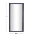 thumbnail image 3 of DecMode 33" x 65" Gray Wall Mirror, 3 of 7