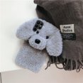 thumbnail image 6 of Dog Case Compatible with Galaxy S23 Ultra Cute 3D Plush Fluffy Dog Case Cartoon Case Fashion Luxury Fur Hair Fuzzy Wool Face Soft Back Cover Shockproof Protective for Women and Girls Girly Gray, 6 of 13