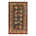 thumbnail image 2 of Pasargad Home Antique Kazak Collection Navy Lamb's Wool Area Rug- 2' 8" X 4' 8", 2 of 2