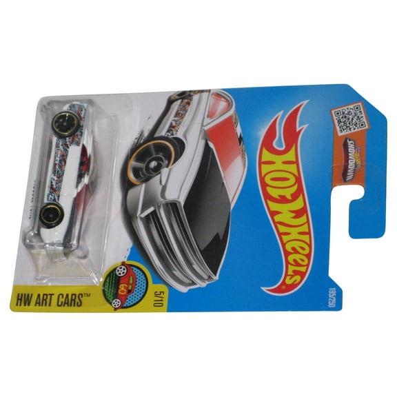 Hot Wheels HW Art Cars 5/10 Muscle Tone (2015) White Toy Car 195/250