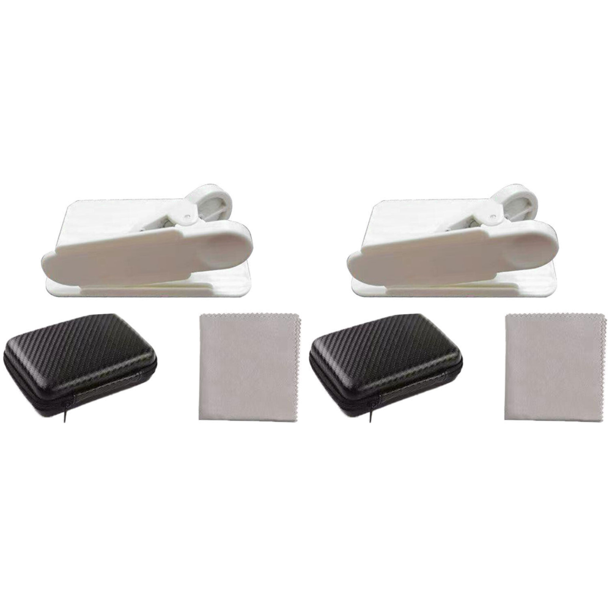Clip Cámara Reflectante para Ajustable para Los Teléfonos Móviles (blanco)