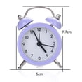 thumbnail image 2 of Twin Bell Silent Alloy Stainless Metal Alarm Clock, 2 of 5