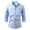 Light Blue, variant on Chbgutlmr Fall Shirts for Men Slim Fitting Long Sleeve Button up Shirts Work Lapel V Neck Tops Pockets