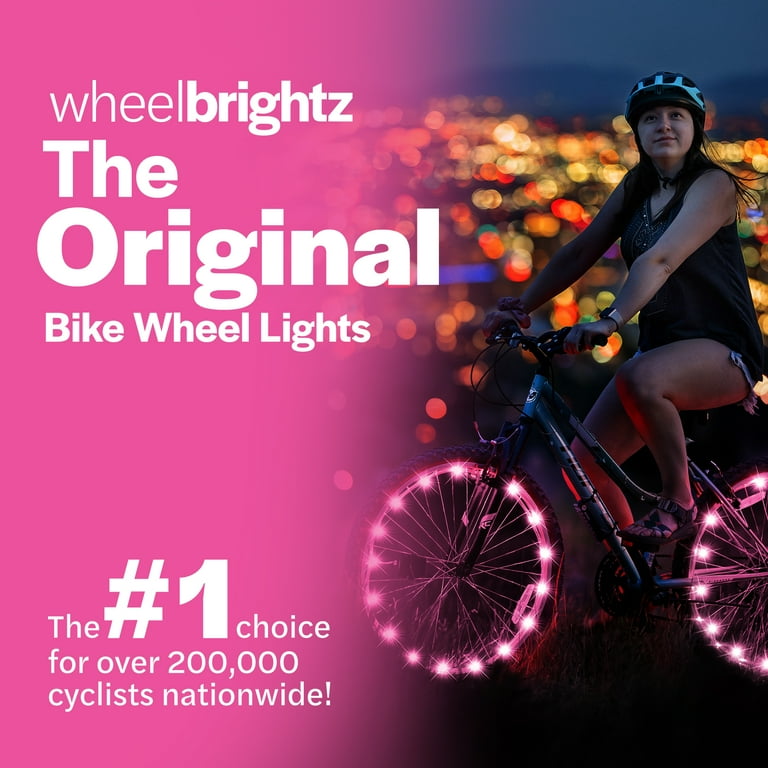 Brightz WheelBrightz LED Bike Wheel Lights, ft Light Rope, Pink