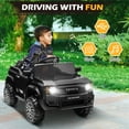 thumbnail image 3 of Winado Licensed Toyota 12V Kids Electric Ride On Car with Remote Control, Music, Lights, Black, 3 of 8