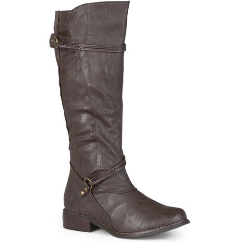Brinley Co. - Women's Buckle Accent Tall Boots - Walmart.com - Walmart.com