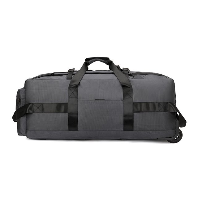 Bolsa de viaje plegable con ruedas para acampar al aire libre, senderismo, coche, bolsas de lona, equipaje, bolso móvil, mochila grande de almacenamiento deportivo para Fitness