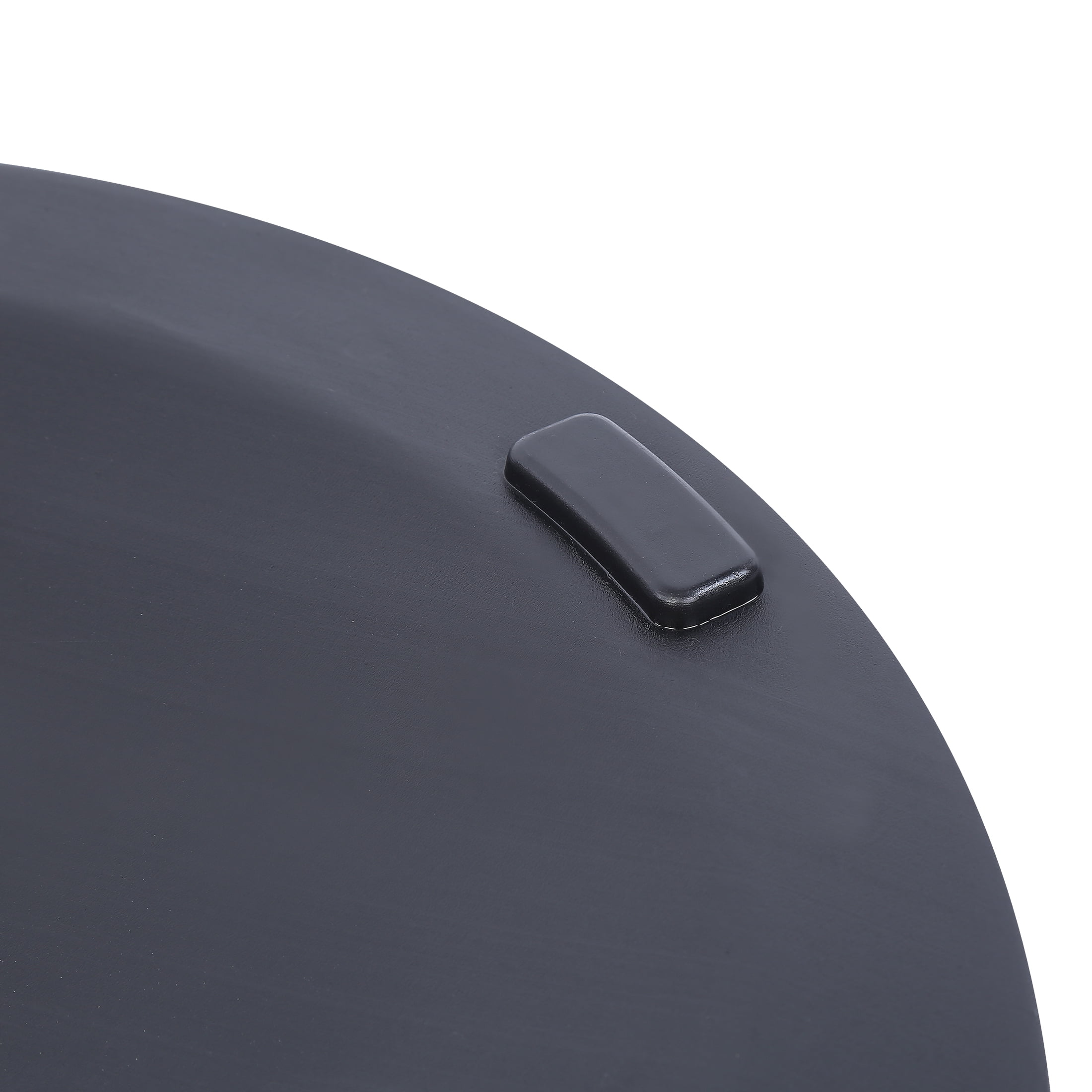 Westin Outdoor Round Resin Concrete Umbrella Base Weight, Black