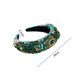 thumbnail image 5 of Diadema Sunnimix banda de pelo de las mujeres Cristal barroco verde, 5 of 7