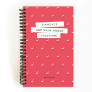 Personalized Back To School 5 x 8 Notebook - Flamingo