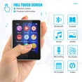 thumbnail image 2 of Lecteur MP3 32 Go avec BT 5.0 Prend en Charge TF jusqu'à 128 Go, Timoom M6 MP3 Hi-Fi Son Sans Perte Lecteur de Musique avec Écran Tactile Complet de 2,8 Pouces Haut-Parleur Intégré Prend en Charge Radio FM/enregistreur Vocal Écouteurs Livre Électronique, 2 of 8