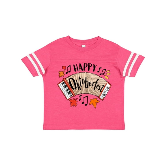 Inktastic Happy Oktoberfest Accordian Boys or Girls Toddler T-Shirt