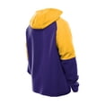 thumbnail image 3 of Men's New Era  Purple Minnesota Vikings Combine Authentic Color Block Raglan Pullover Hoodie, 3 of 5