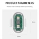 thumbnail image 5 of Advancent IP65 impermeable luz intermitente LED USB teledirigido recargable 8 colores y 10 modos Iluminación novedosa marrón, 5 of 6