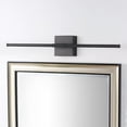 thumbnail image 2 of JONATHAN Y Makena 28" Modern Minimalist Dimmable Integrated LED Metal Wall Sconce, Black, 2 of 8