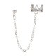 thumbnail image 2 of Pendientes colgantes de cadena Strade Fareast Limited elegantes accesorios para las orejas 3 piezas, 2 of 8