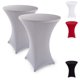 thumbnail image 1 of Funda elástica para manteles de bar - elegante mantel de bar para mesa de bistro antracita, 1 of 8