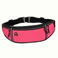 thumbnail image 5 of Segolike Running Belt Waist Pack Bag Waist Fanny Pack Phone Holder Sport Bags Reflective Runner Belt Fitness Workout Bag for Camping, Leisure, Jogging Red, 5 of 8