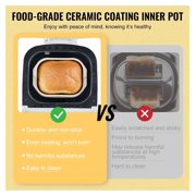 Bread Maker 2LB, 19-in-1 Dough Machine with Gluten-Free Setting, Whole Wheat Bread Maker, Digital Programmable, 3 Loaf Sizes & Crust Colors