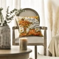 thumbnail image 3 of Sm:)e Cross Pumpkin Fall Pillow Covers 18x18 Inch Set of 2, Cushion Covers for Sofa Seasonal Home Decor, 3 of 7