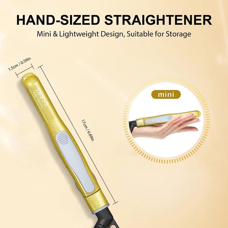 DAN Travel Mini 2-in-1 Flat Iron, Dual Voltage photo 4