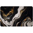 thumbnail image 2 of Diatomaceous Earth Bath Mat,Black and White Marble Soft Wrinkle Free Bathroom Floor Rugs Non-Slip Volume Super Absorbent Fast Drying for Bathroom Kitchen Door mat（43cmx70cm）, 2 of 6