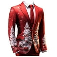 thumbnail image 1 of Boho for Mens Breasted Wedding Tuxedo for Men Two Button Retro Ethnic formal Suits for Men Style Suits Open Front Tuxedo Buttons Business Casual Jacket, 1 of 3