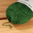 thumbnail image 3 of JubileeYarn Bamboo Dynasty - Baby Weight Bamboo - 50g/Skein - 07 Kelly Green - 4 Skeins, 3 of 7