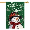 thumbnail image 1 of Banner AVOIN colorlife Let It Snow, 71 x 102 cm, doble cara, 1 of 7