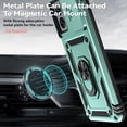 thumbnail image 3 of for Motorola Moto G Power 5G 2024 Case with Slide Camera Cover HD Screen Protector [Military Grade Drop Tested] Magnetic Ring Holder Kickstand Protective Phone Case for Moto G Power 5G 2024,Dark Green, 3 of 17