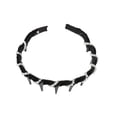thumbnail image 3 of Unique Bargains 1 Pc Hairband Velvet Pearl Wave Teeth Hair Accessories for Women Black, 3 of 5