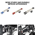 thumbnail image 3 of QualitChoice Aluminum Alloy 1/10 Steering Link Rod Set 2pcs Wheelbase Rc Steering Link Rod Set For RGT 86100 86100JC FTX5579 Black, 3 of 6