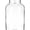 Clear, variant on REGALWOVEN Modern Glass Vase for Flowers, Thickened Geometric Flower Vase, Small Decorative Vase for Shelf Table Decor Dark Brown 2.6"L x 2.6"W x 4.9"H