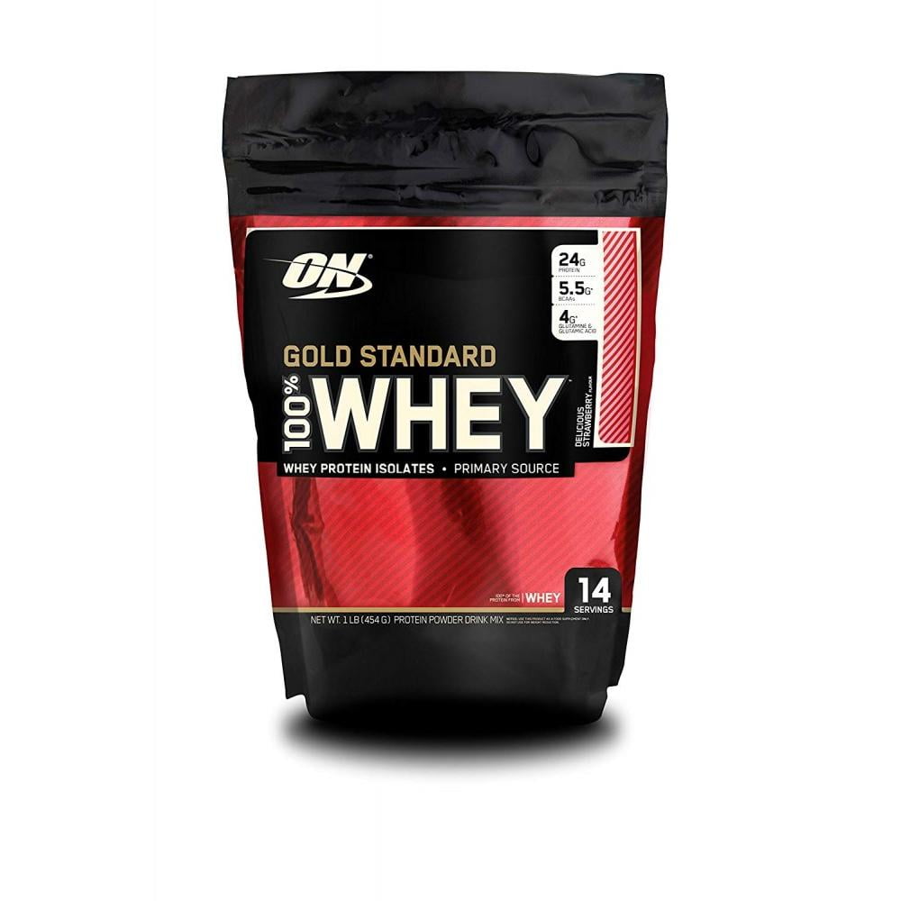 Optimum Nutrition Gold Standard 100 Whey Protein Powder, Strawberry