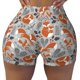 thumbnail image 2 of Fotbe Vintage Blue Fox Family A Shorts Sin Costuras – Shorts Deportivos de Cintura Alta para Mujer, Elásticos para Gimnasio, Yoga, Running o Ciclismo-XX-Large, 2 of 8