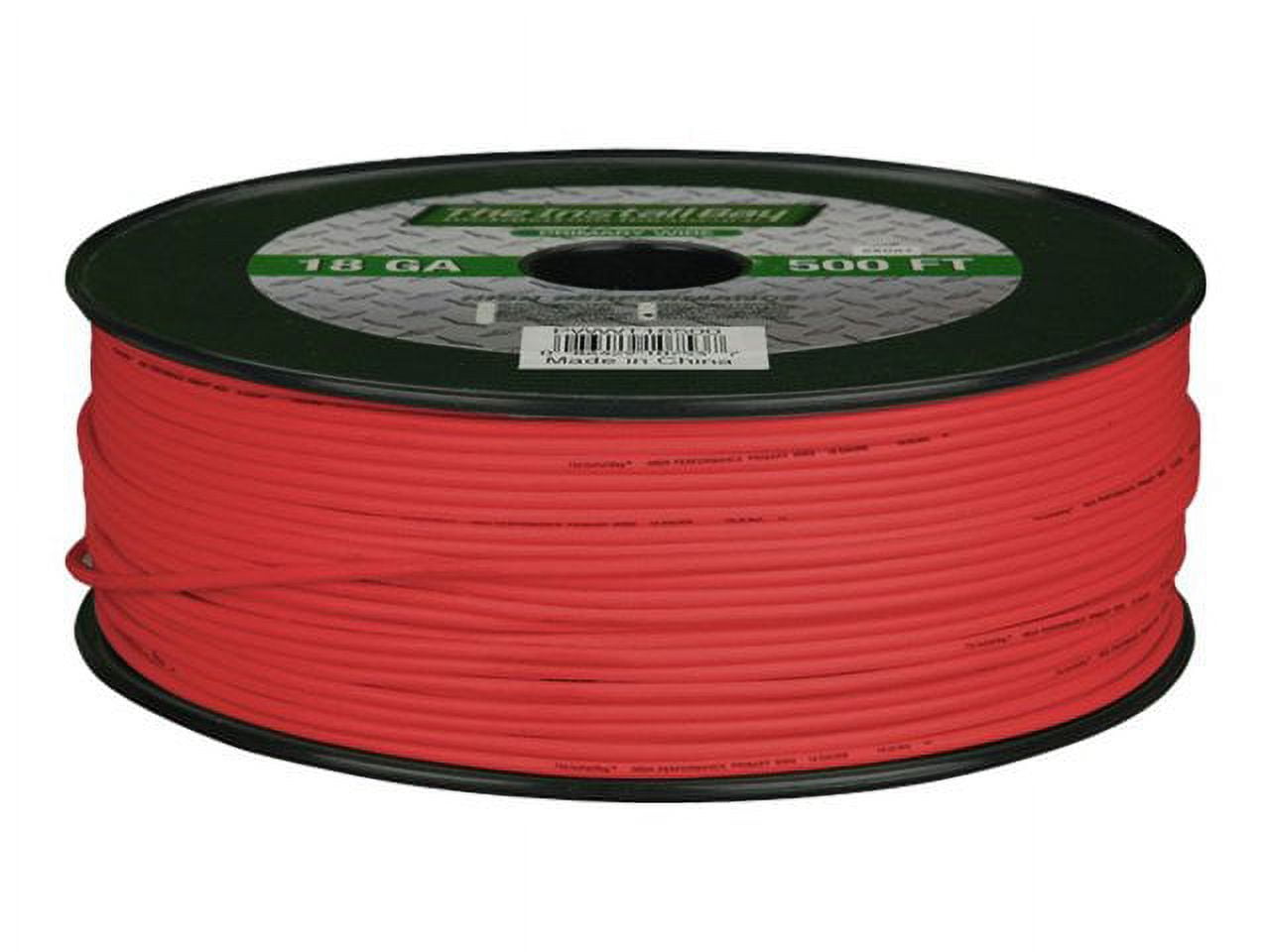 Primary Wire 18 Gauge Red - Coil of 500 feet