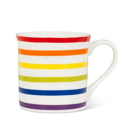 

Abbott Collection AB-27-RAINBOW-MUG 3.5 in. Colour Stripe Mug Multi