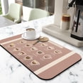 thumbnail image 2 of Experience Fun & Function Coffee Machine Mat - Espresso Tray for Coffee Bar, Under Coffee Pot Mat, Effective Coffee Drying Mat, Size 19.5x12in; Kitchen Counter Pad, 2 of 7