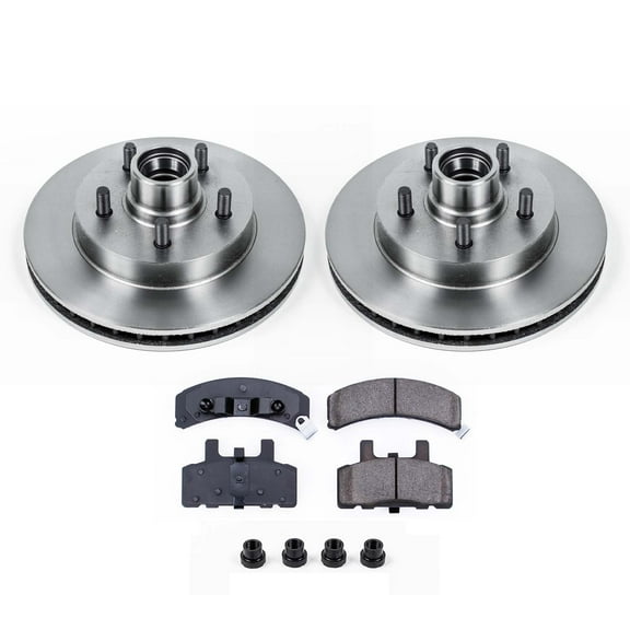 Ultimate Brakes Front Semi-Metallic Brake Pad and Rotor Kit with Hardware WM80363