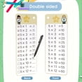 thumbnail image 6 of 0-12 Multiplication Table Cards, Self-Checking Math Learning Tool, Educational Arithmetic Practice Cards for Home Schooling and Teaching Aids, 6 of 8