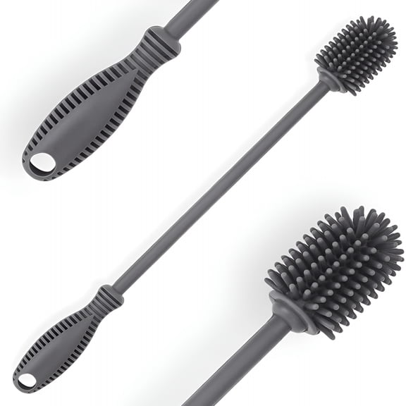 ACDANC Silicone Bottle Cleaning Brush,BPA Free & Odor Resistant,Multicolor