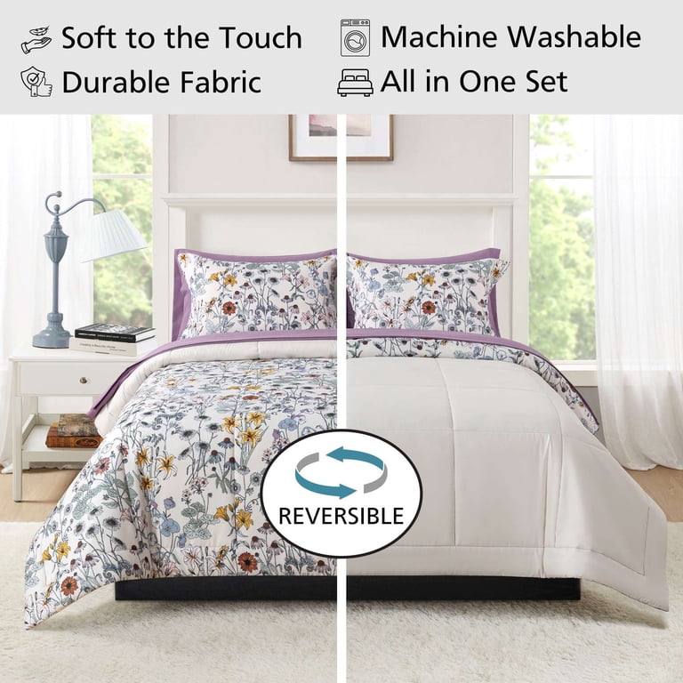 Mainstays 7-Piece Reversible Queen Bed-in-a-Bag Set photo 3