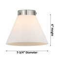 thumbnail image 2 of Innovations Lighting  Cone 3 Light 40" Stem Hung Island Light Antique Brass/Seedy, 2 of 5