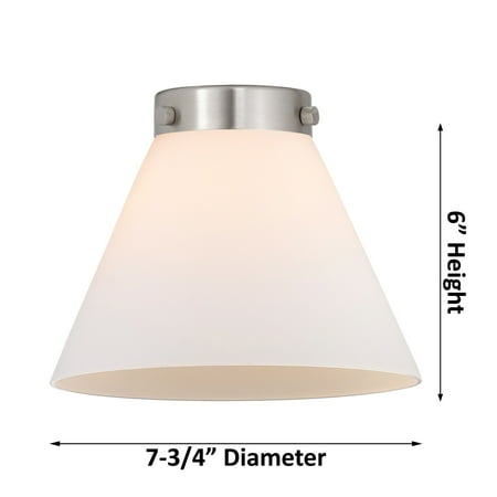 

Innovations Lighting Cone 4 Light 44 Bath Vanity Light Antique Brass/Clear