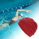 thumbnail image 2 of Gorros de natación de estilo plisado transpirable 1 Pc Rojo, 2 of 6