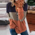 thumbnail image 3 of KZKR Womens Zipper Sweatshirt Casual Soft Long Sleeve Pullover Tops Shirts, 3 of 3