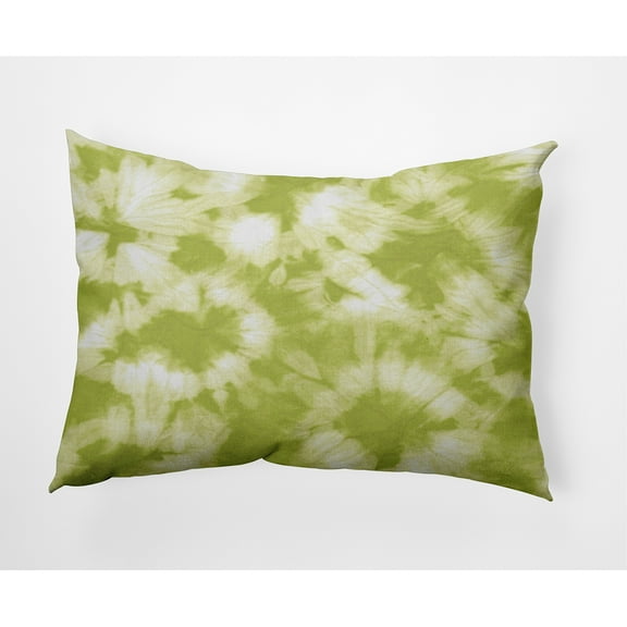 Simply Daisy, 14" x 20" Chillax Light Green Decorative Abstract Outdoor Pillow